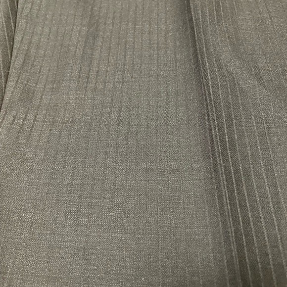 Calvin Klein Dress Pant Mens 34x32 Black Pinstripe Wool Business Casual Trouser - Picture 8 of 10